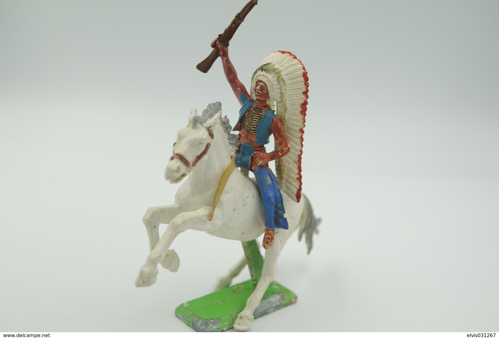 Britains Ltd, Deetail : INDIANS ON HORSE , Made In England, *** - Britains