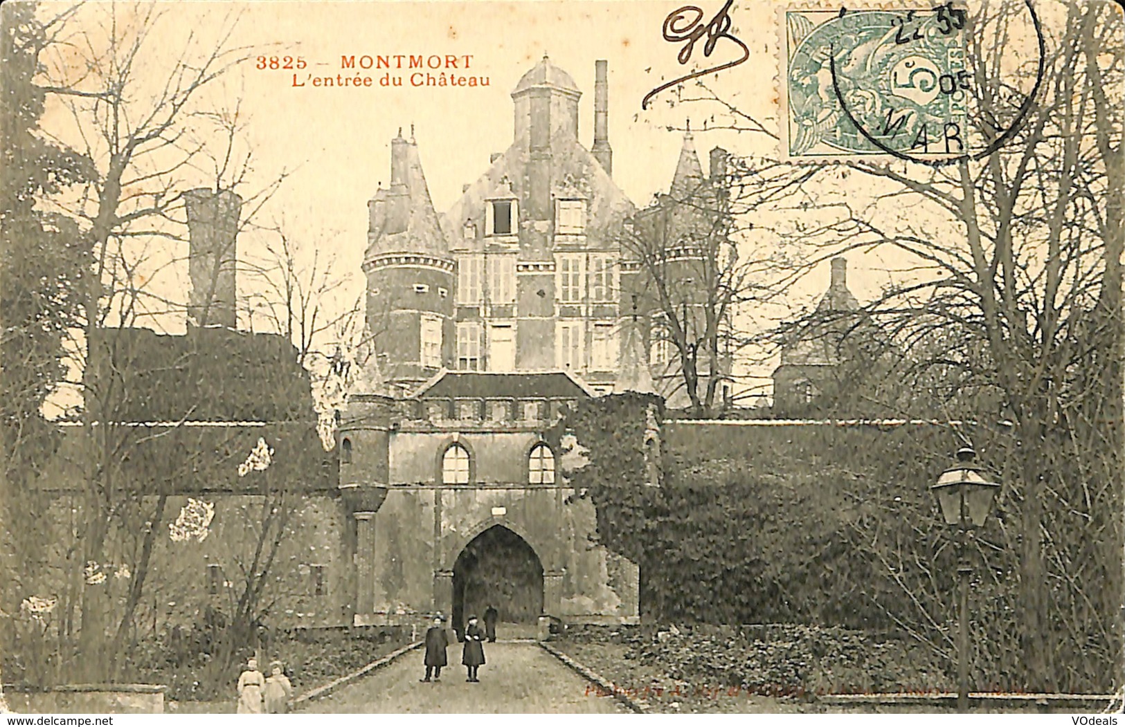 025 764 - CPA - France (51) Marne - Montmort - L'Entrée Du Château - Montmort Lucy