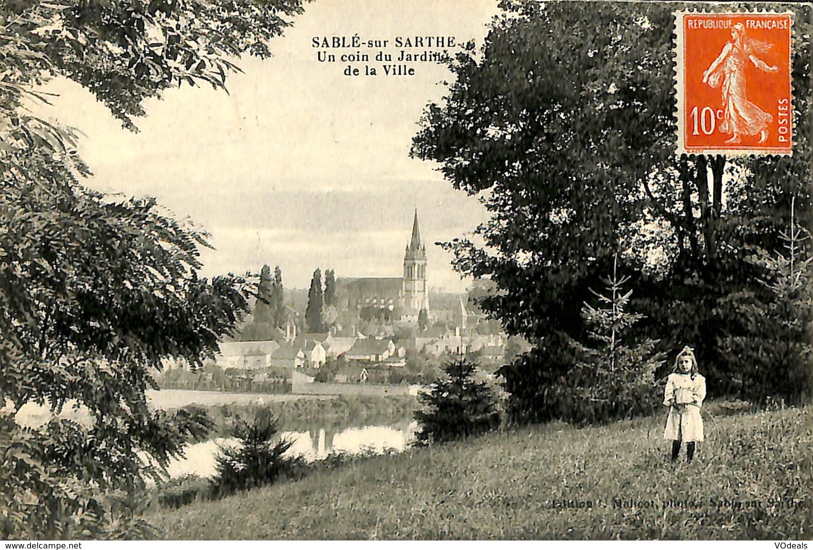 025 765 - CPA - France (72) Sarthe - Sablé-sur-Sarthe - Un Coin Du Jardin De La Ville - Sable Sur Sarthe