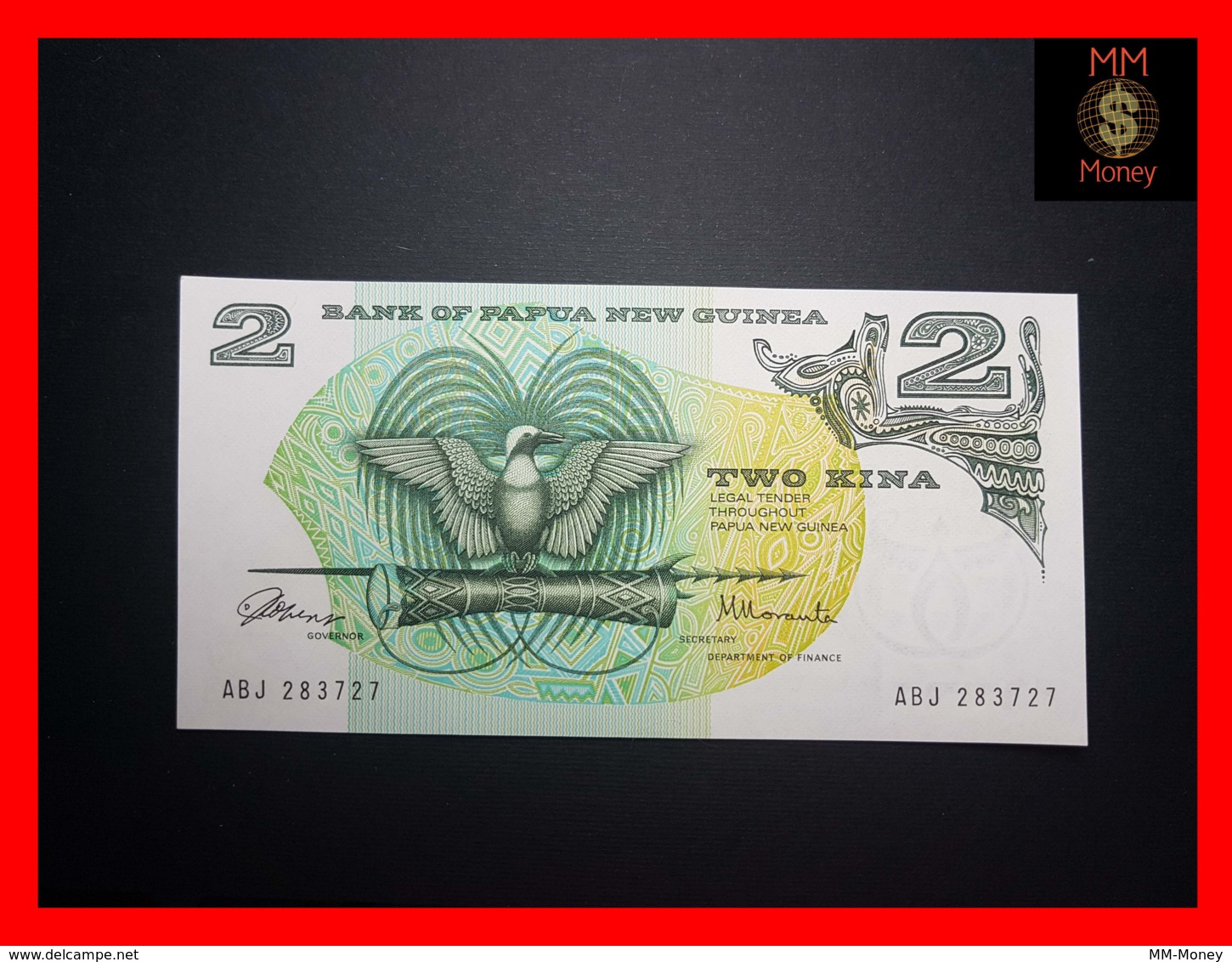 PAPUA NEW GUINEA 2 Kina 1975  P. 1  UNC - Papua-Neuguinea