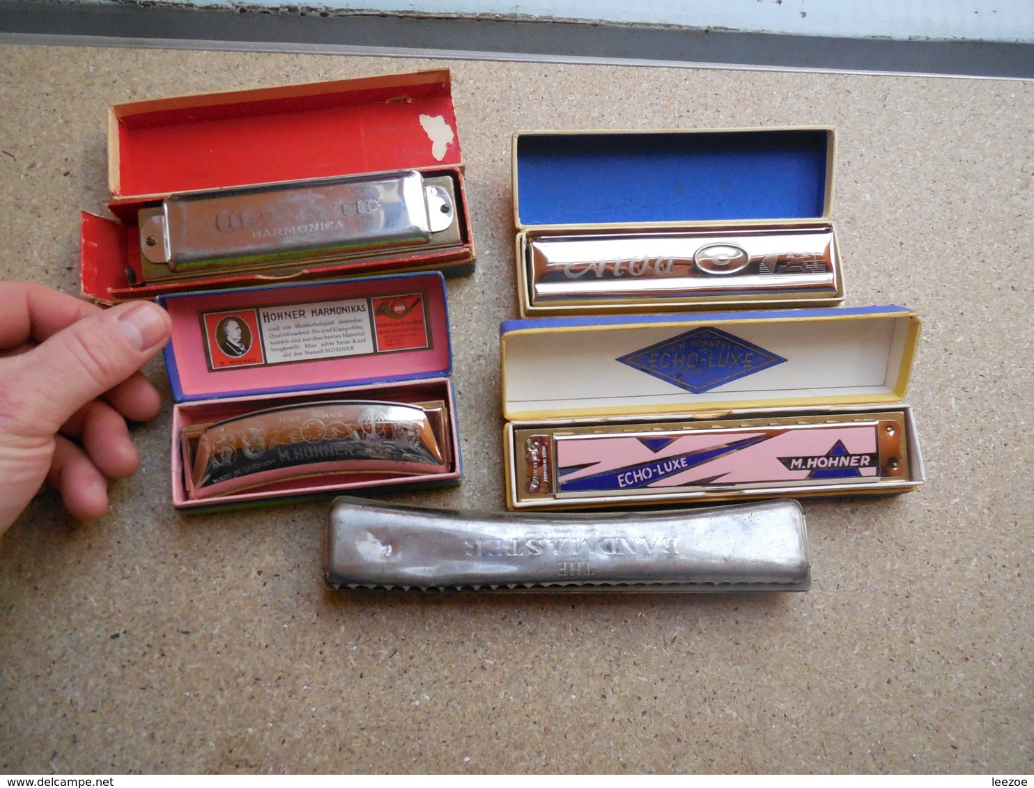 Harmonica Hohner Bandmaster, Lot D'harmonica - Musikinstrumente