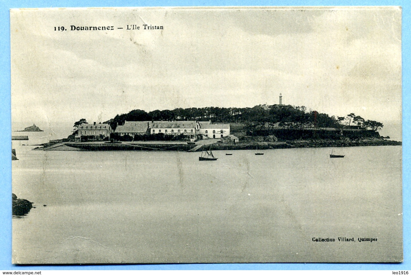 CPA 29 Finistère Douarnenez L'Ile Tristan - Douarnenez