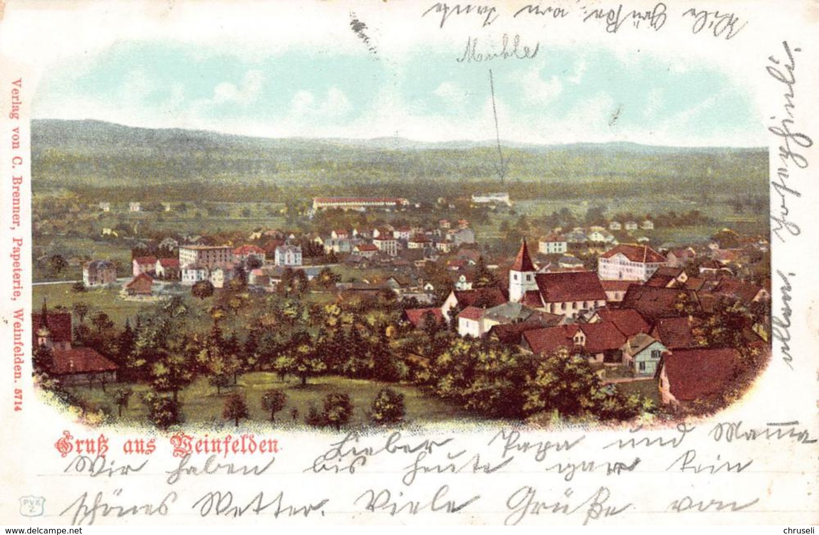 Weinfelden  Litho  1901 - Weinfelden