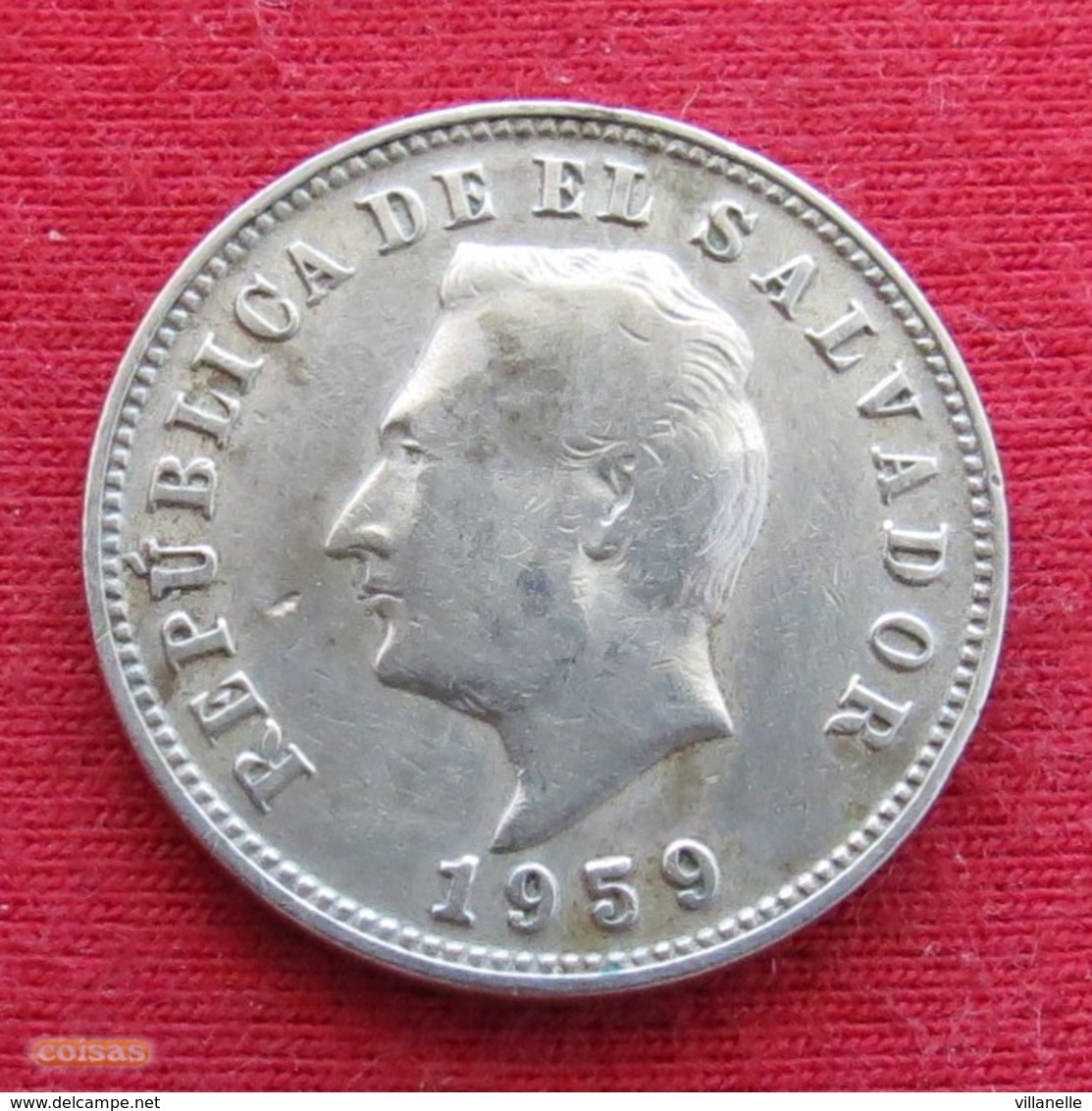 El Salvador 5 Centavos 1959 KM# 134 - Salvador