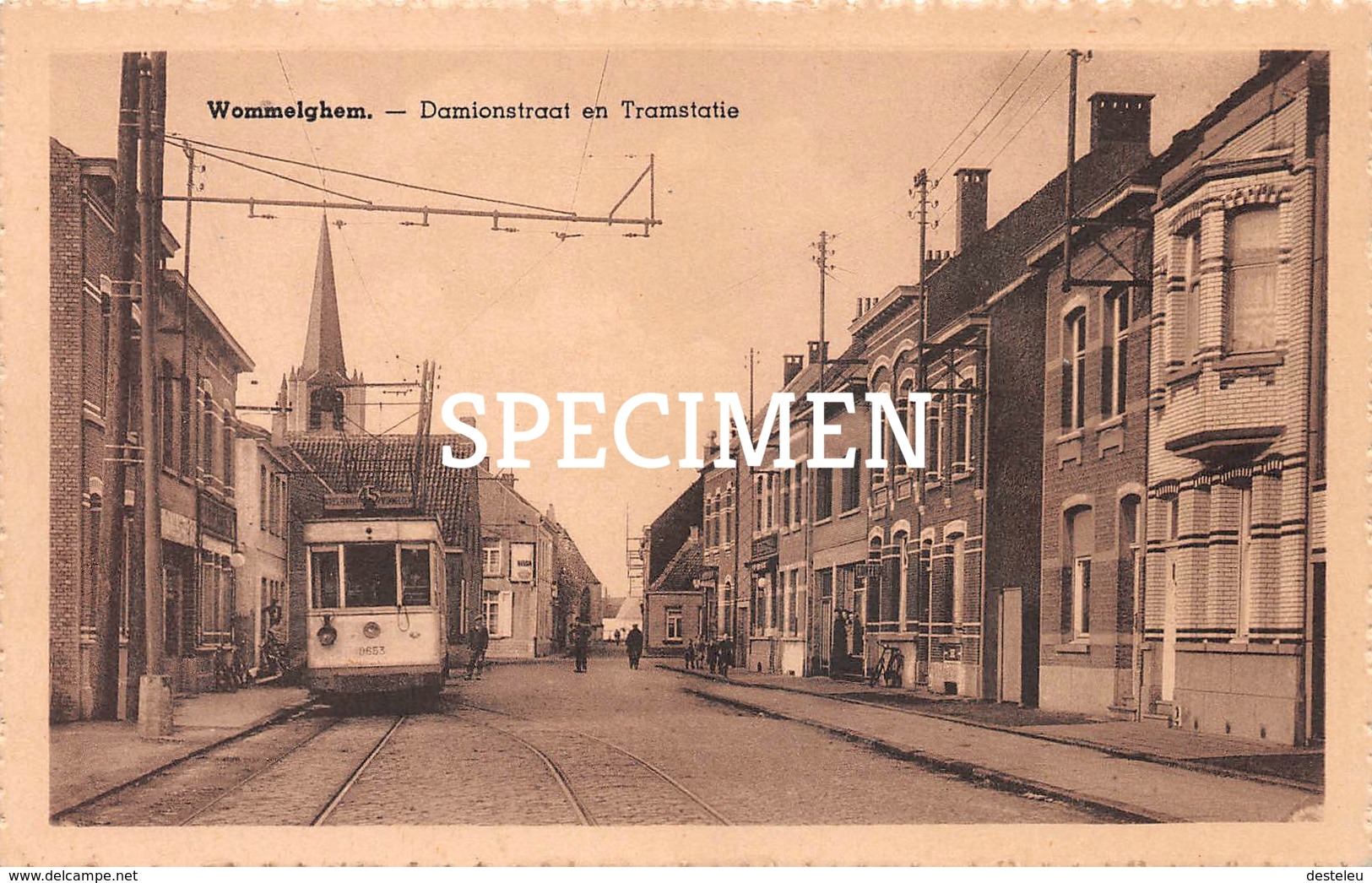 Damionstraat En Tramstatie - Wommelgem - Wommelgem