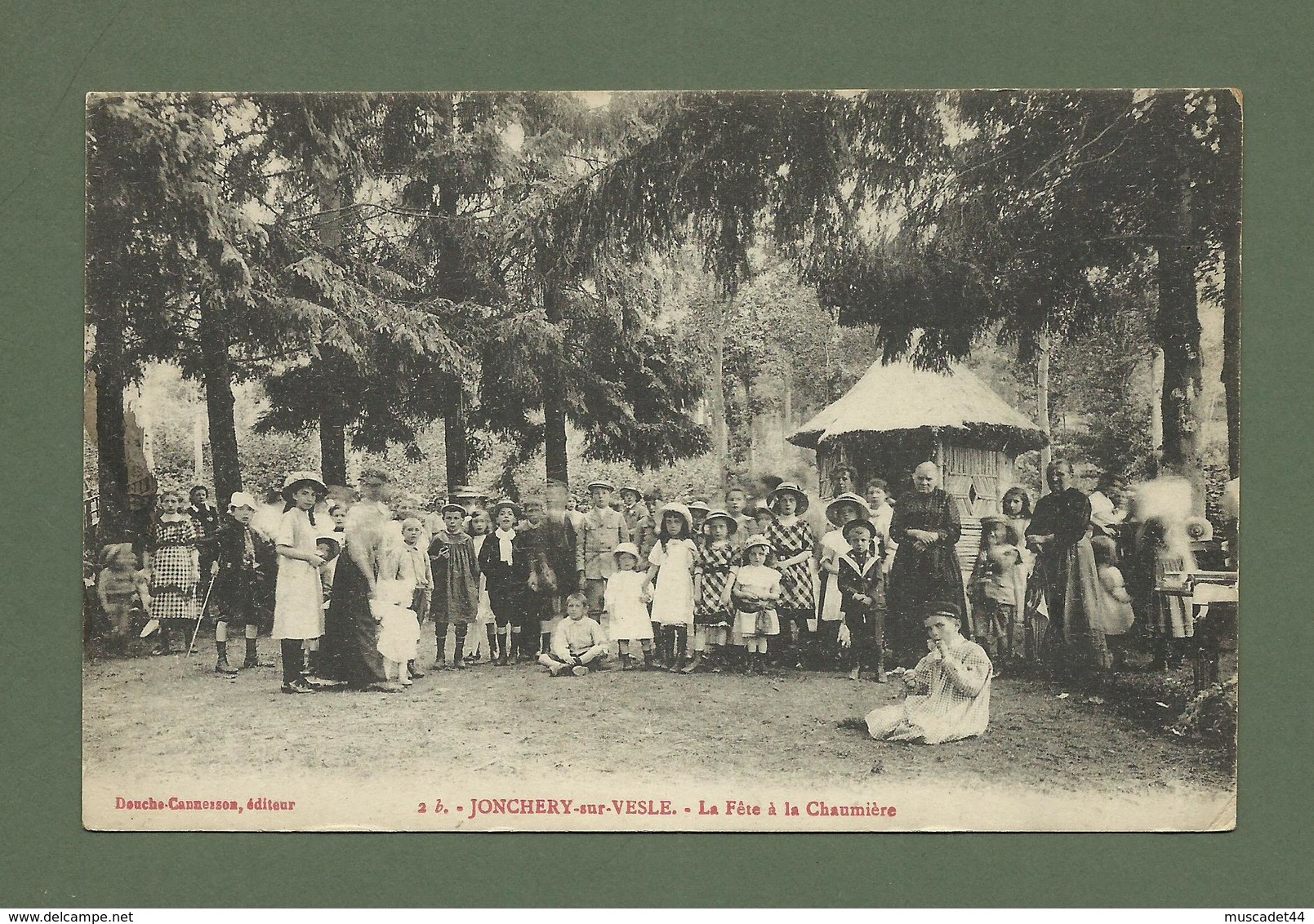 CARTE POSTALE 51 MARNE JONCHERY SUR VESLE LA FETE A LA CHAUMIERE - Jonchery-sur-Vesle