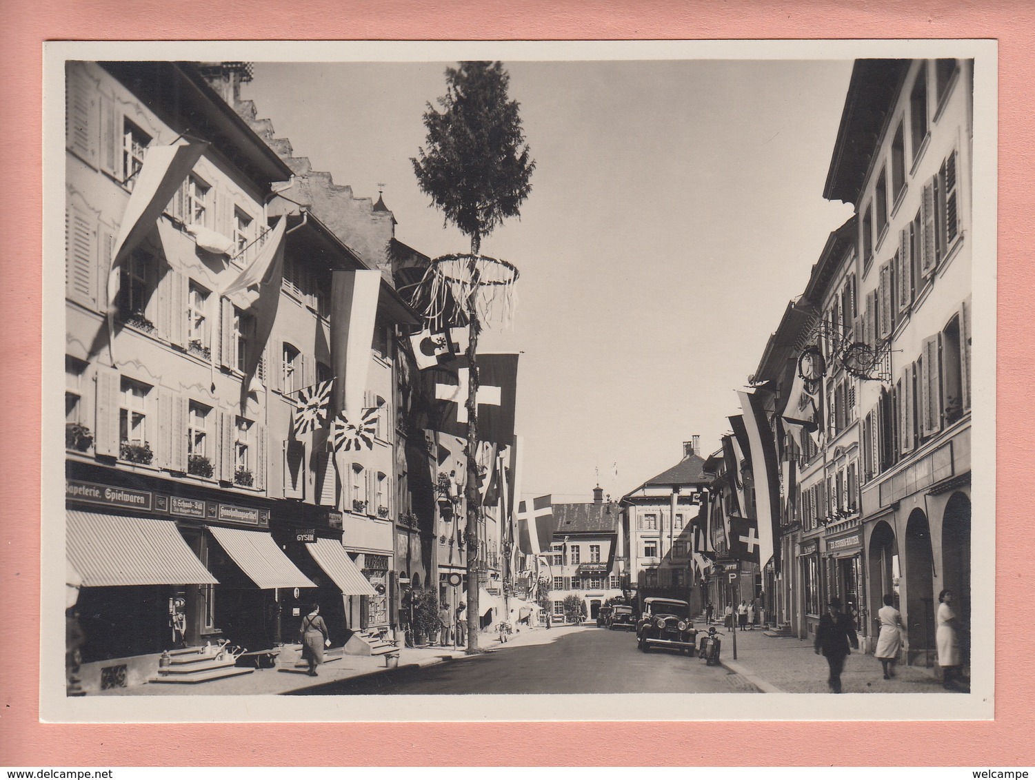 OUDE POSTKAART - ZWITSERLAND - SCHWEIZ - AUTO -  LIESTAL 1932 - JAHRHUNDERTFEIER - Liestal