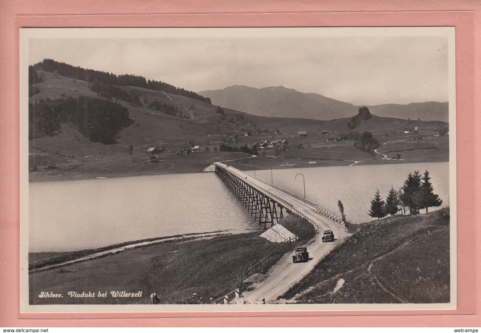 OUDE POSTKAART - ZWITSERLAND - SCHWEIZ - AUTO -    SIHLSEE - BEI WILLERZELL - Sonstige & Ohne Zuordnung