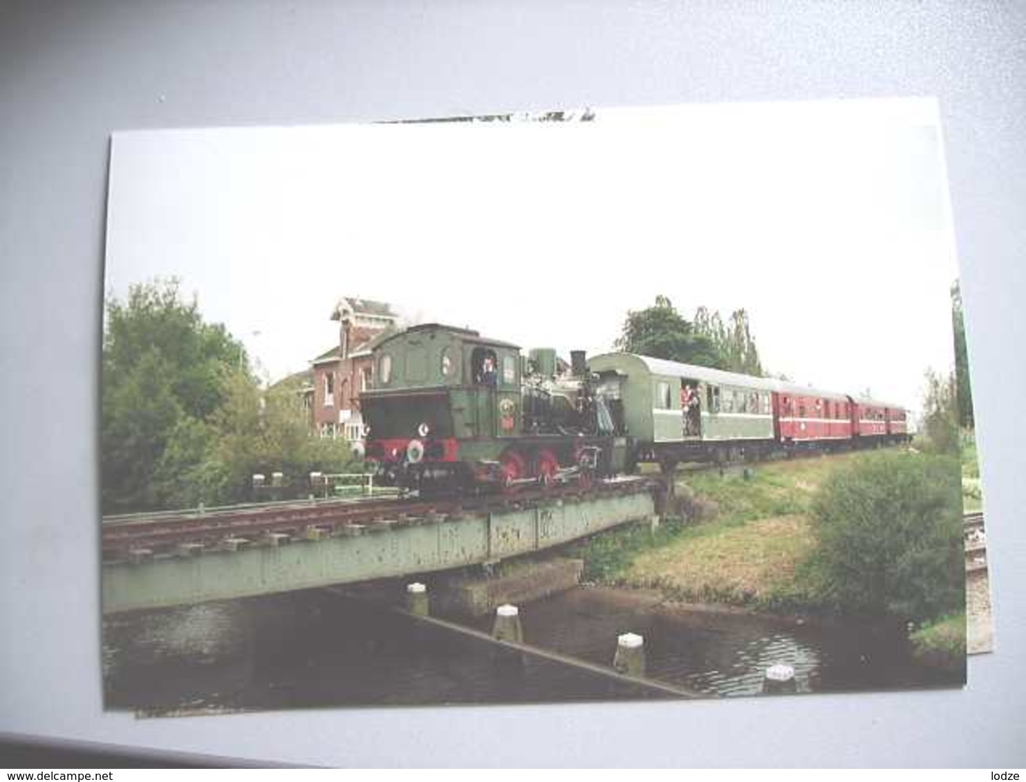 Nederland Holland Pays Bas Stadskanaal Stoomlocomotief Foto 4 Wagons - Stadskanaal