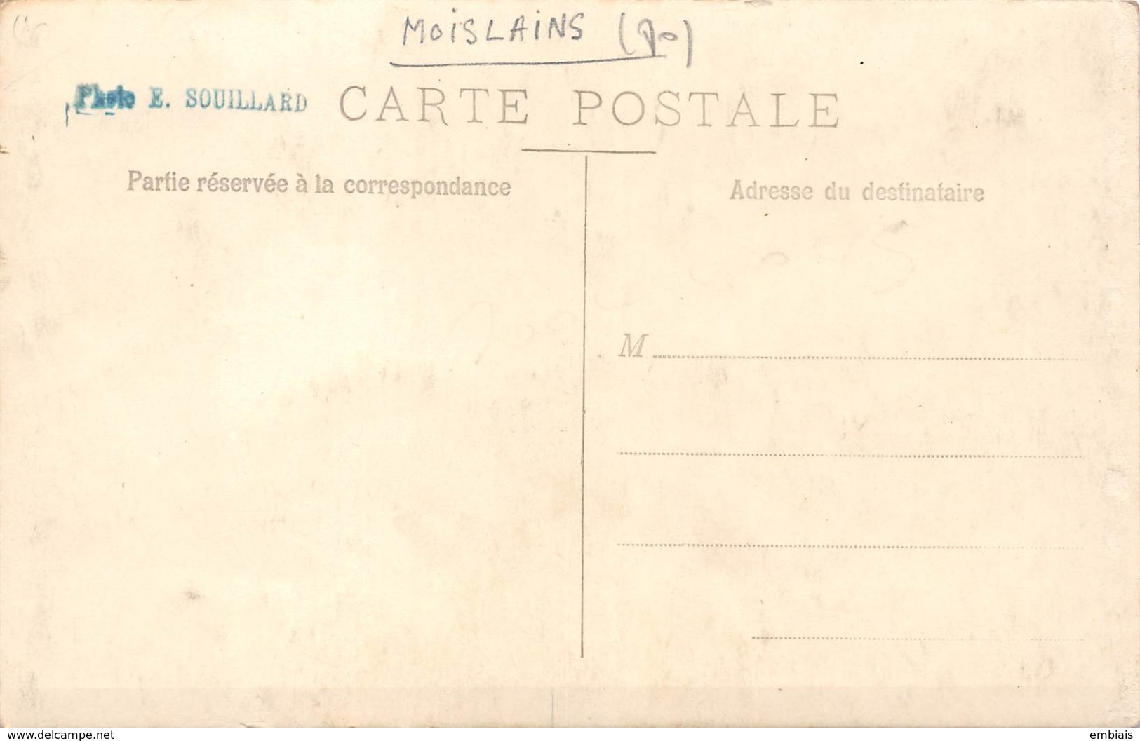 80 - MOISLAINS - Carte Photo Cimetière National De Moislan.PATRIE - Moislains
