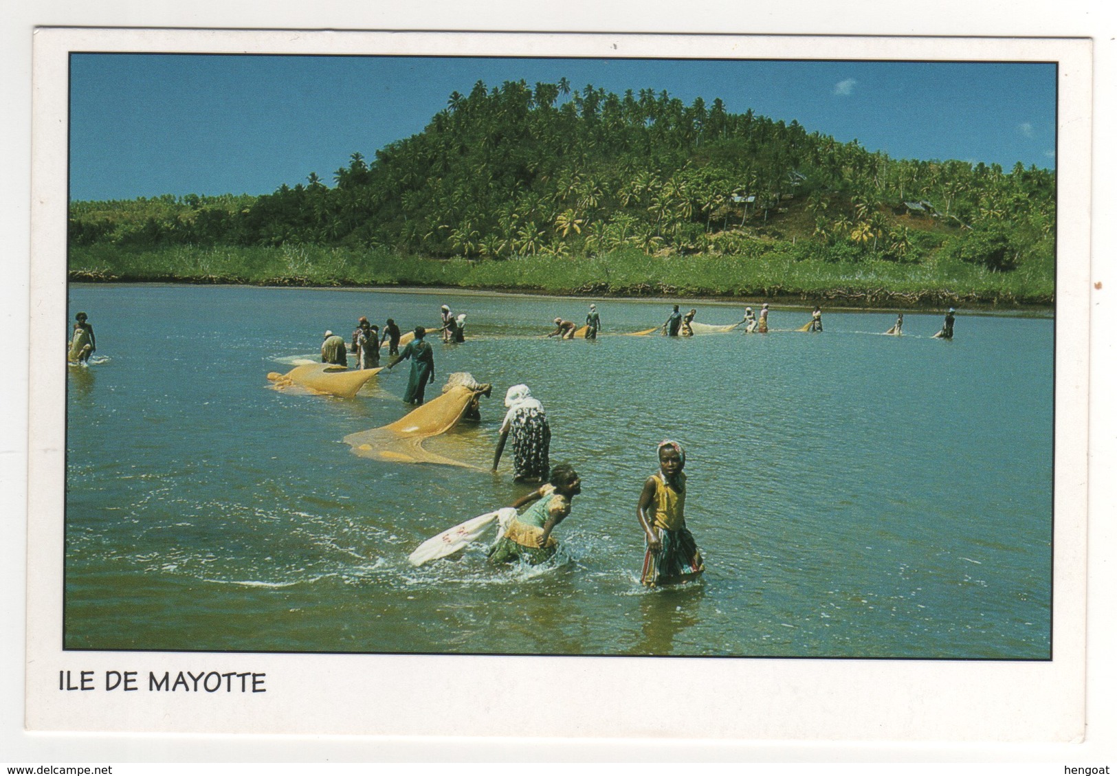 Pêche Au Djarifa , Baie De Chicori , Carte , Postcard  Neuve - Mayotte