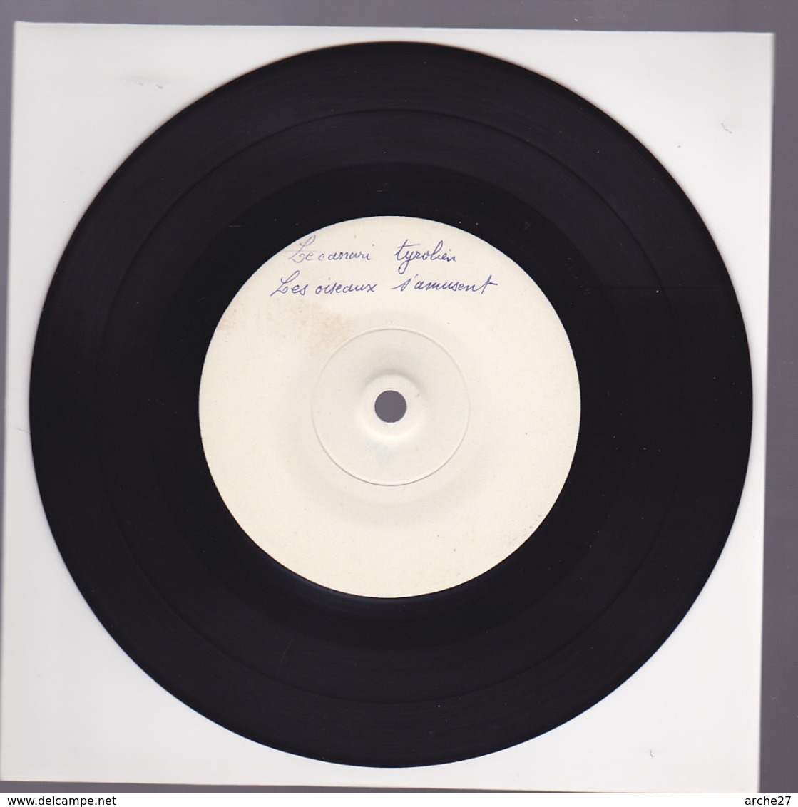 DISQUE VINYLE - 45T - échantillon - Test Pressing - 5 - Musicals