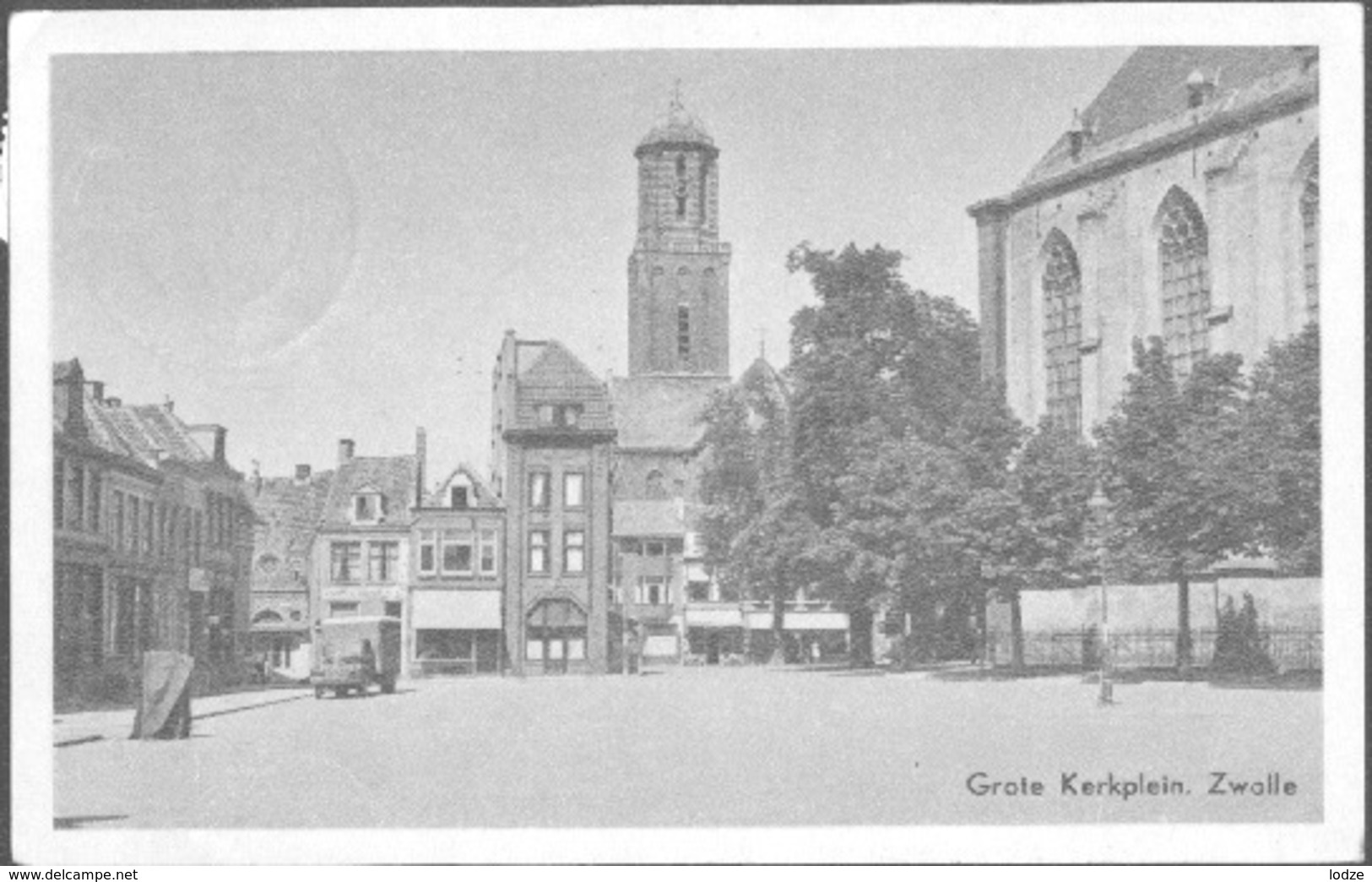 Nederland Holland Pays Bas Zwolle Kerkplein 1950 - Zwolle