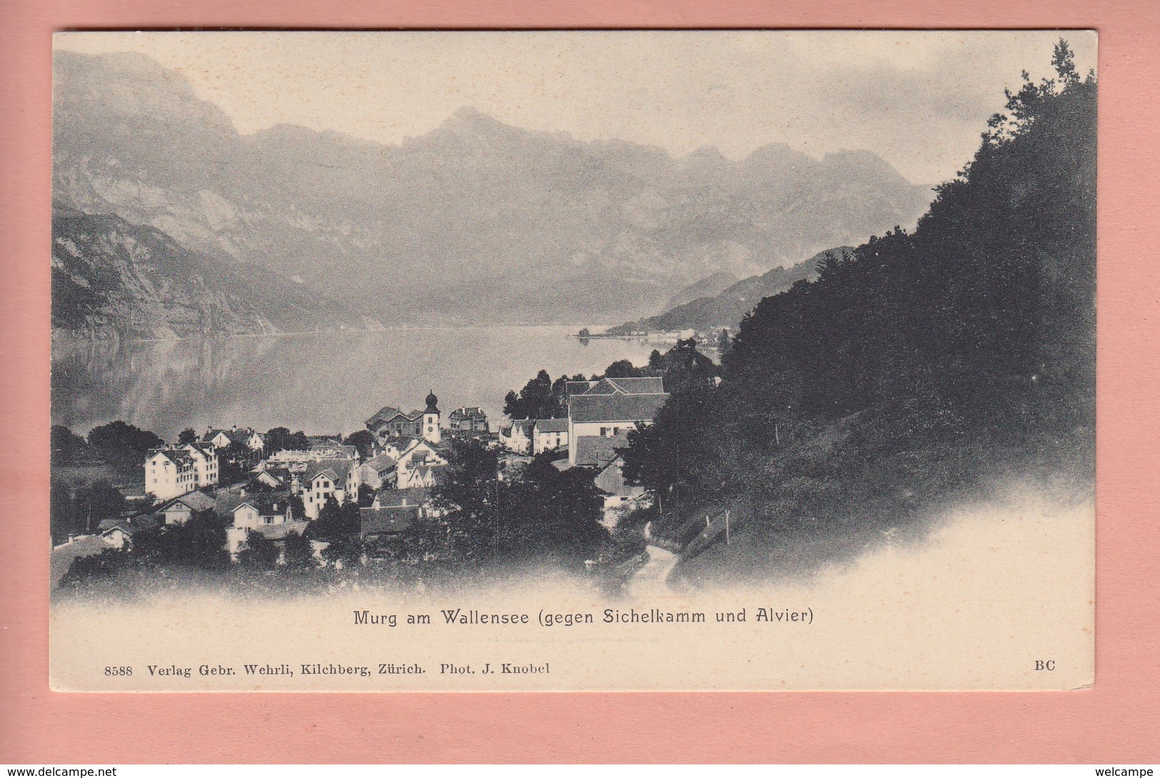 OUDE POSTKAART - ZWITSERLAND - SCHWEIZ - MURG - WALENSEE  - 1900'S - Sonstige & Ohne Zuordnung