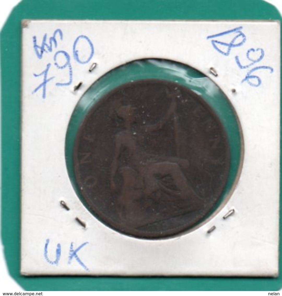 United Kingdom Of Great Britain 1 Penny 1896  Km-790 Perfetta - D. 1 Penny