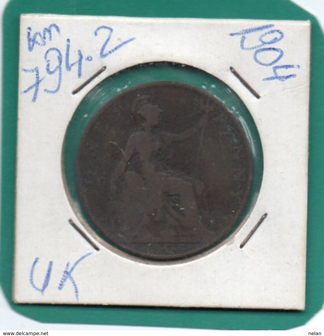 United Kingdom Of Great Britain 1 Penny 1904  Km-794.2   Perfetta - D. 1 Penny