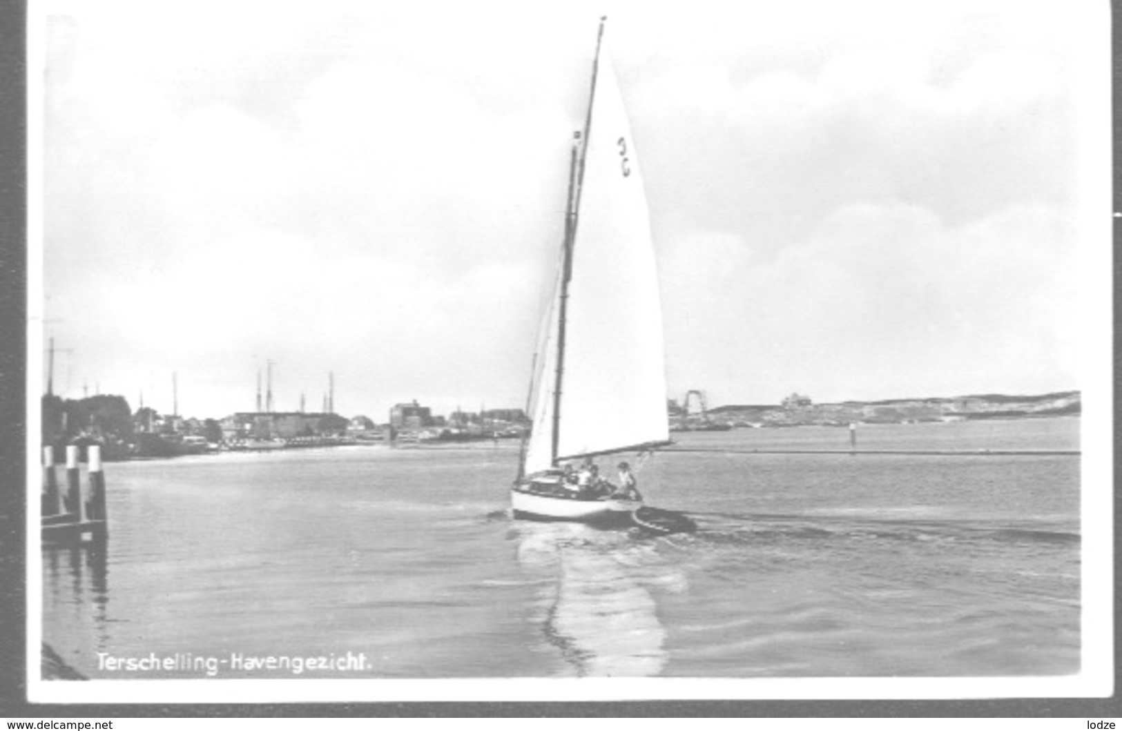 Nederland Holland Pays Bas Terschelling  Zeilboot In Haven - Terschelling