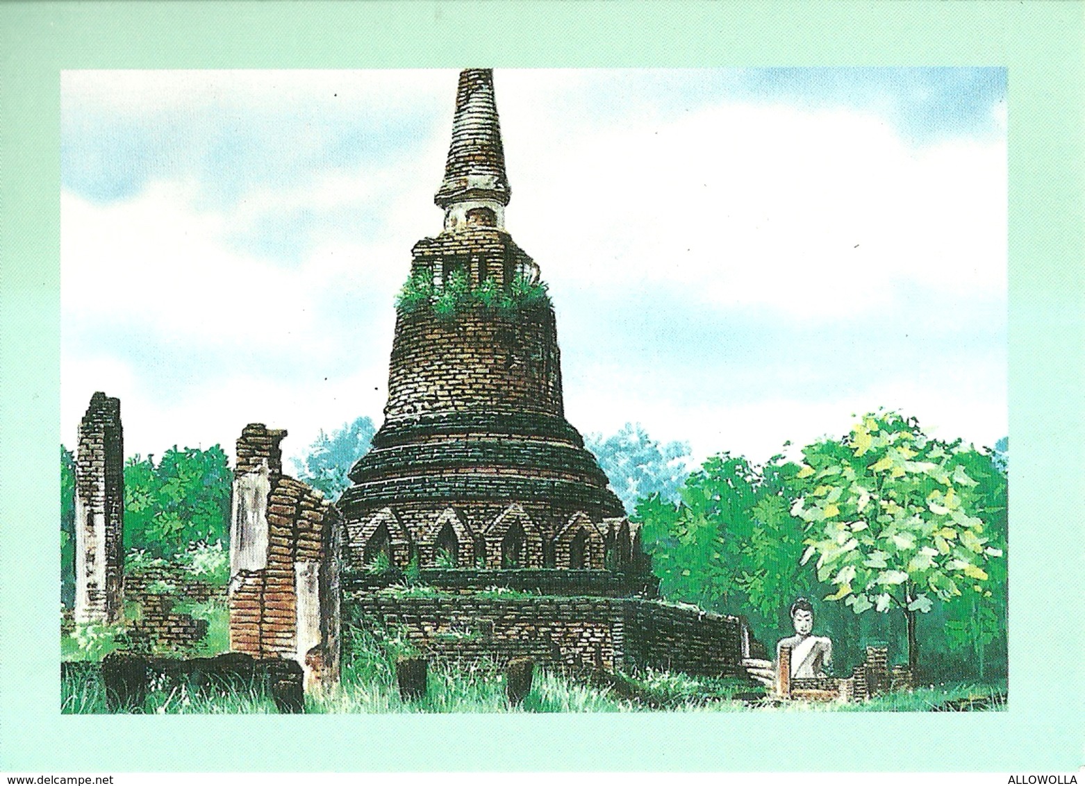 7301 " THAI HERITAGE CONSERVATION 1996 "- 4 THAILAND POSTCARD - Thaïlande