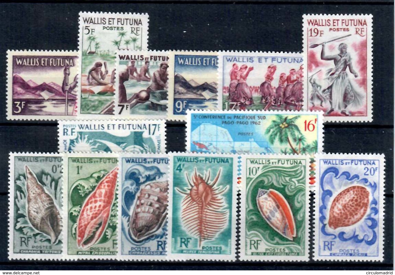 Wallis Y Futura Nº154/67. Año 1962 - Unused Stamps