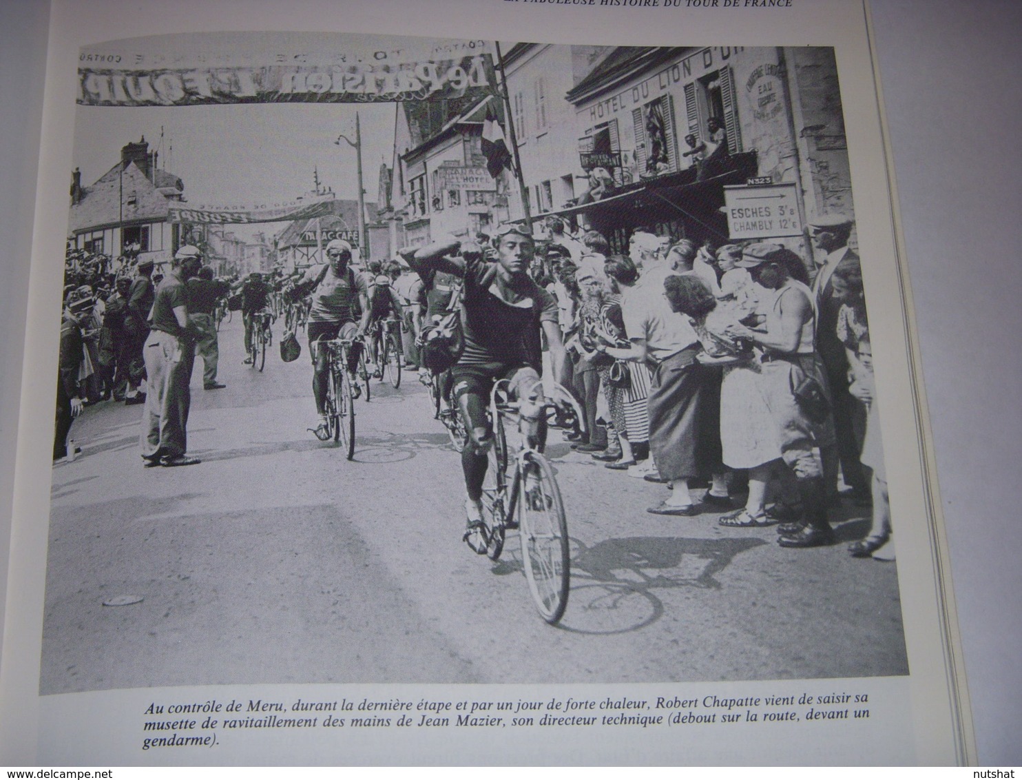 CYCLISME COUPURE LIVRE T365 TdF 1948 RAVITAILLEMENT à MERU Robert CHAPATTE - Sport