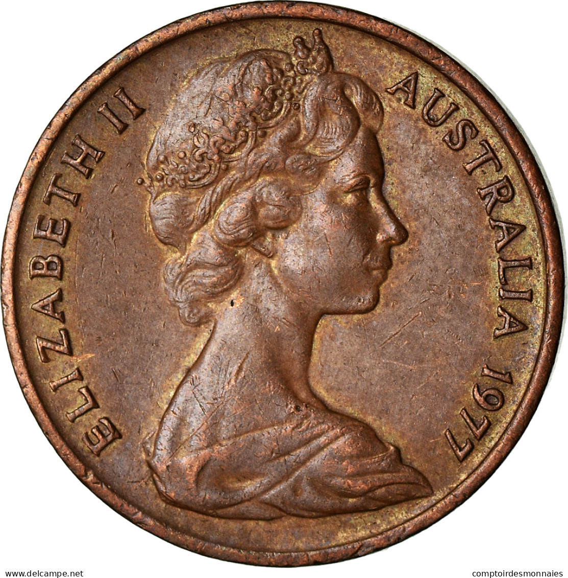 Monnaie, Australie, Elizabeth II, Cent, 1977, TTB, Bronze, KM:62 - Cent