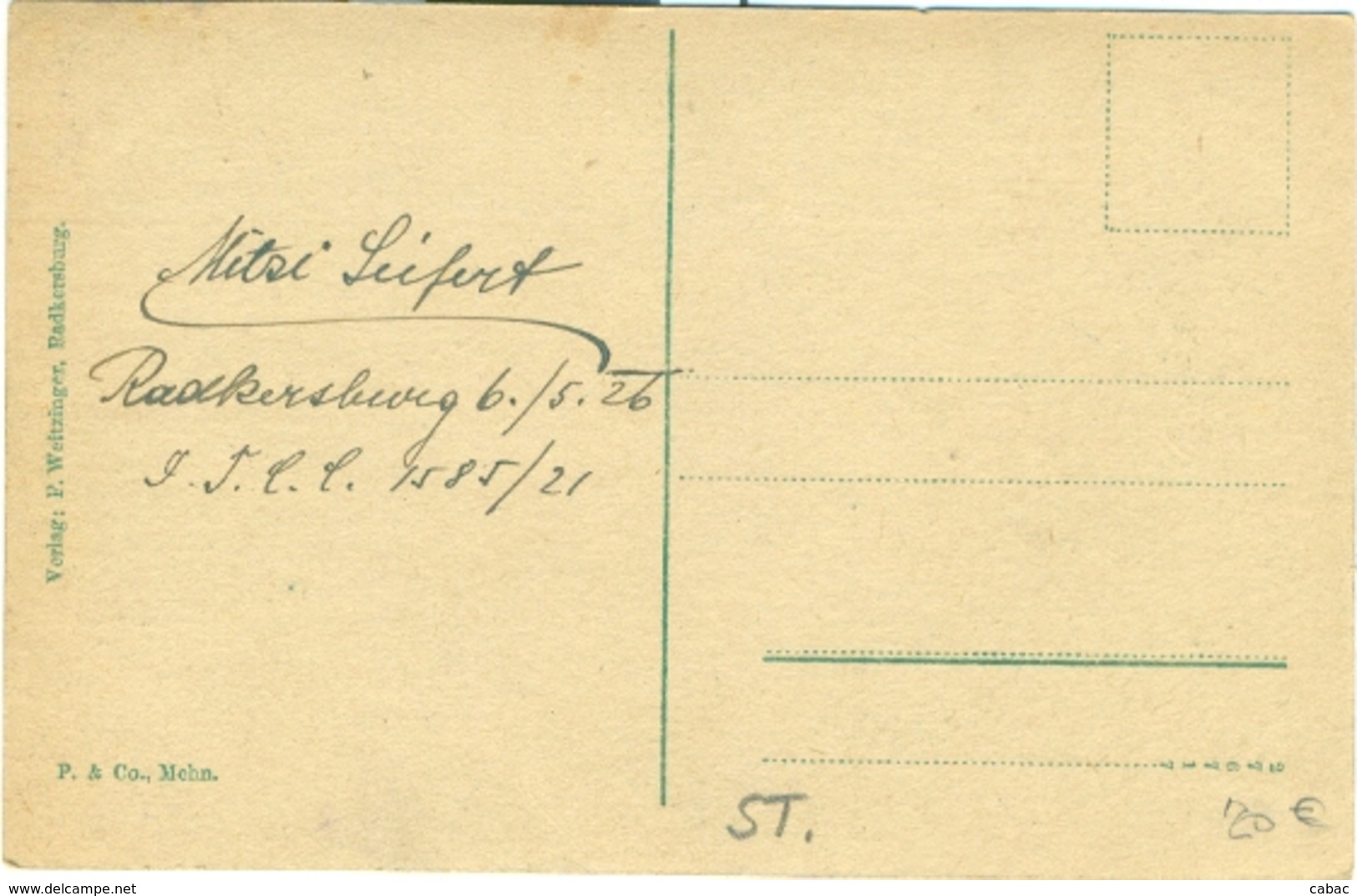 Bad Radkersburg, 1926, Alt Radkersburg, Steiermark, Štajerska, Radkersburg Im Jahre 1745, Grafik - Bad Radkersburg