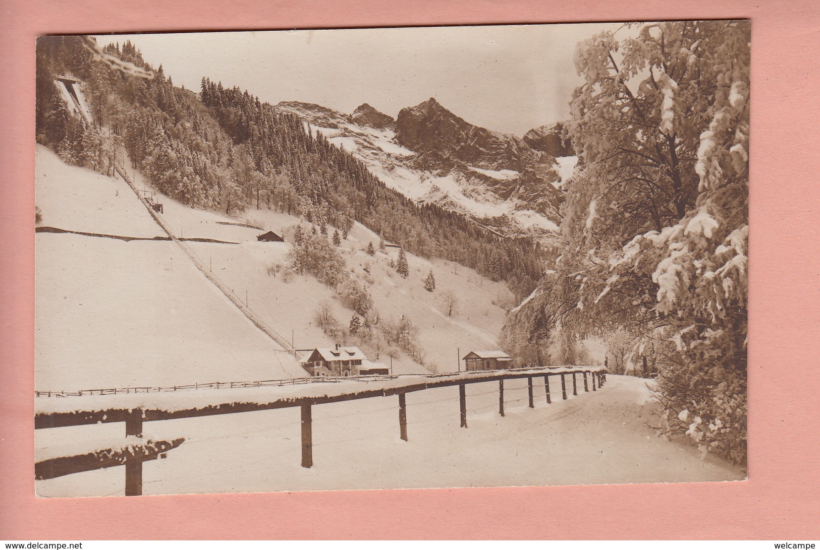 OUDE POSTKAART - ZWITSERLAND - SCHWEIZ -    SEILBAHN ENGELBERG - Engelberg