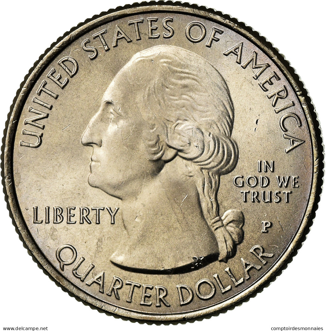 Monnaie, États-Unis, Chickasaw, Quarter, 2011, U.S. Mint, Philadelphie, SUP - 2010-...: National Parks