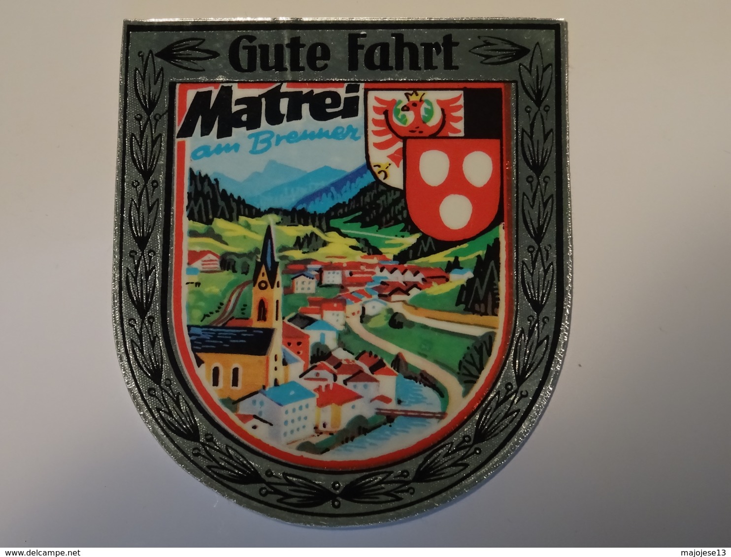 Blason écusson Adhésif Autocollant Gûte Fahrt Matrei (Autriche) Aufkleber Wappen Coat Of Arms Sticker Adesivo Adhesivo - Obj. 'Remember Of'