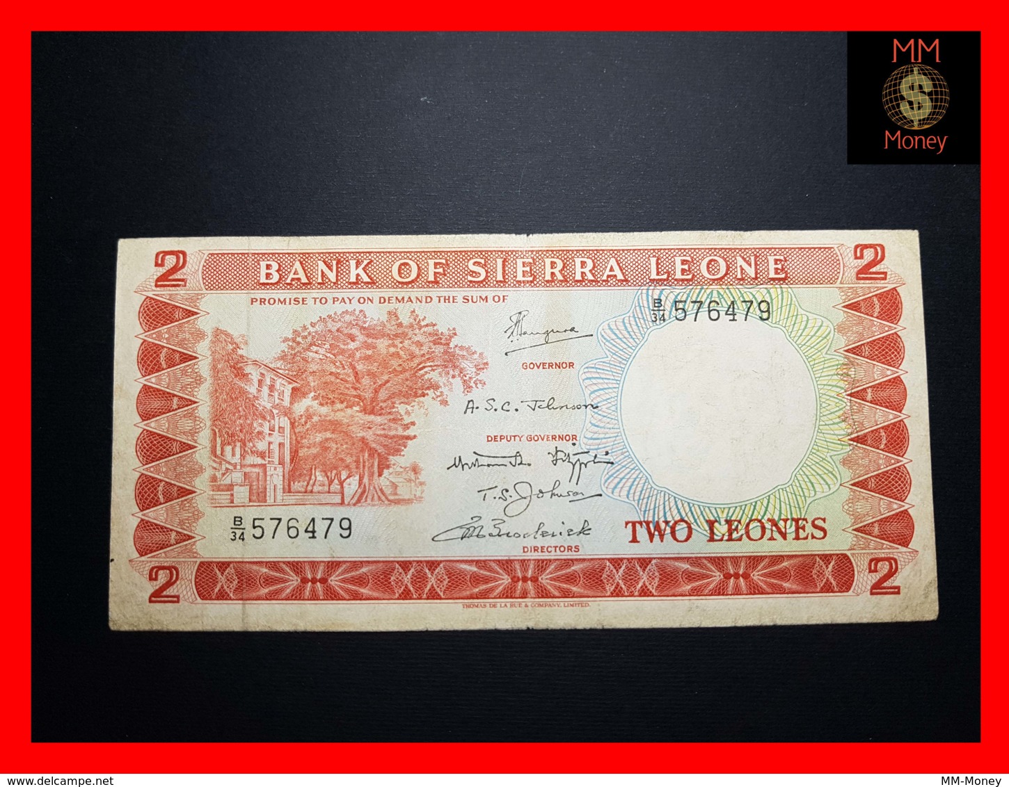 SIERRA LEONE 2 Leones 1970 P. 2 D  VF - Sierra Leone