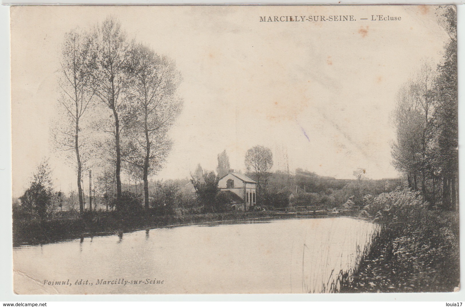 - Marcilly - Sur - Seine : L'Ecluse. - Andere & Zonder Classificatie