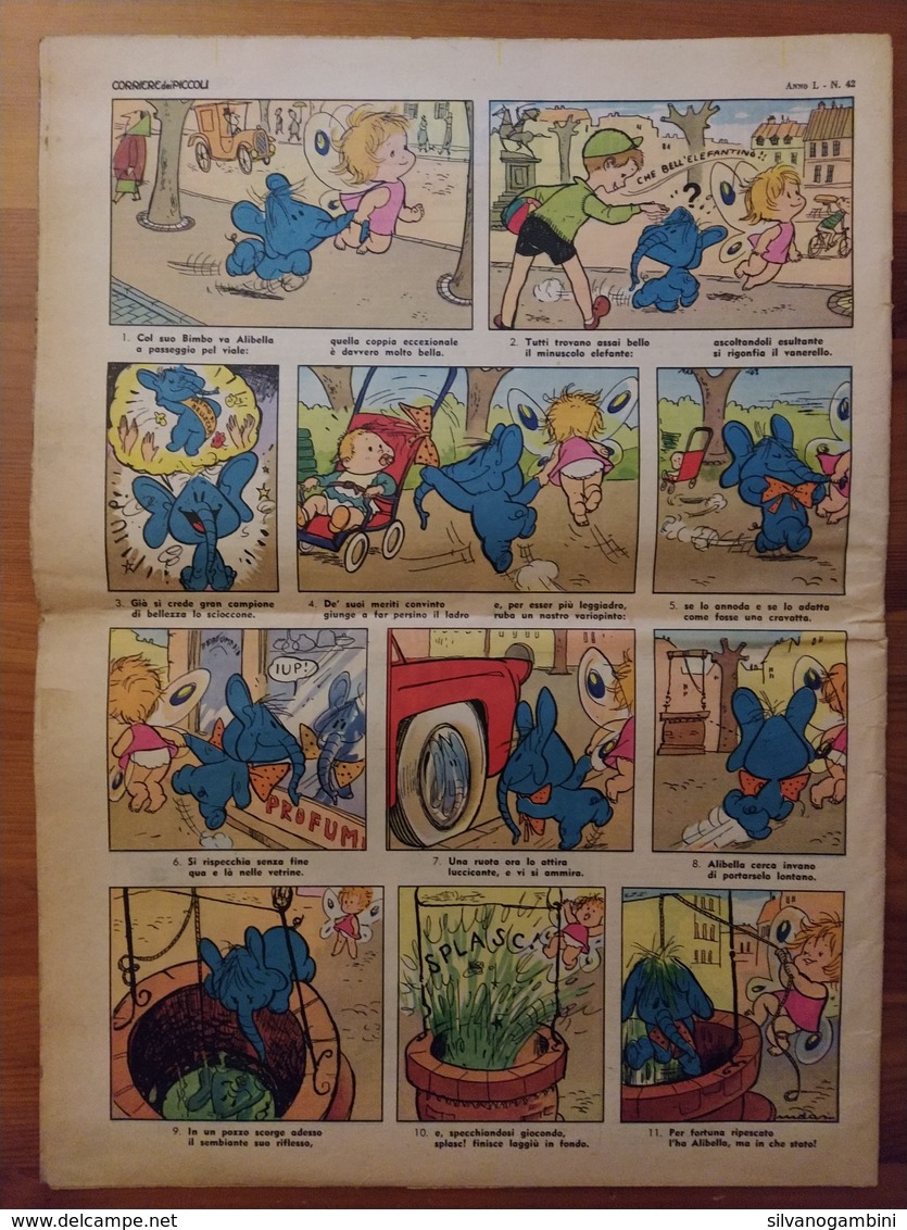 CORRIERE DEI PICCOLI 19 OTTOBRE 1958 NR.42 - Corriere Dei Piccoli