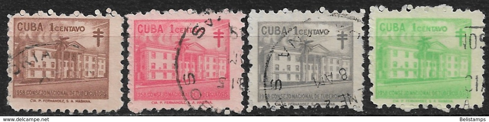 Cuba 1958. Scott #RA39-42 (U) National Council Of Tuberculosis  (Complete Set) - Strafport