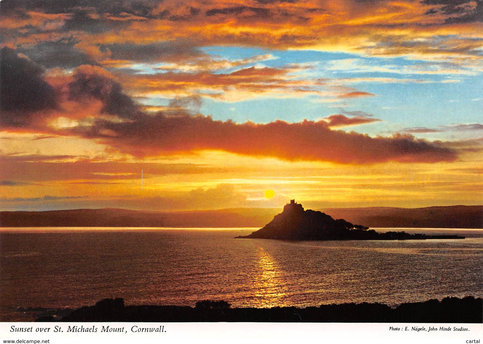 CPM - CORNWALL - Sunset Over St. Michaels Mount - St Michael's Mount