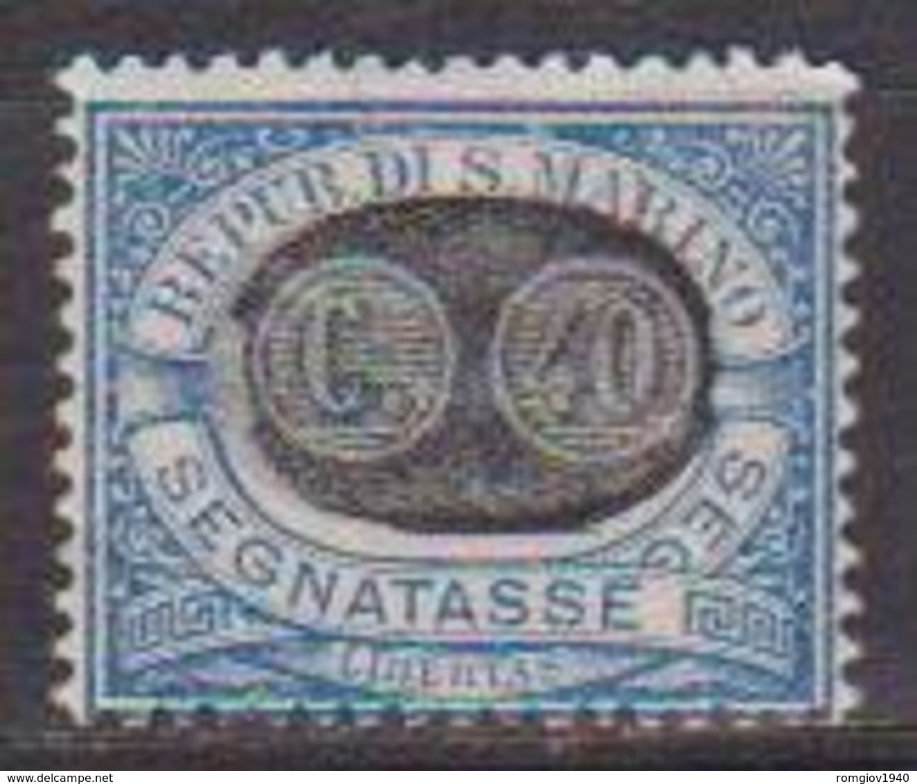 SAN MARINO  1931  SEGNATASSE DEL 1925 SOPRASTAMPATI SASS. 41  MLH VF - Segnatasse