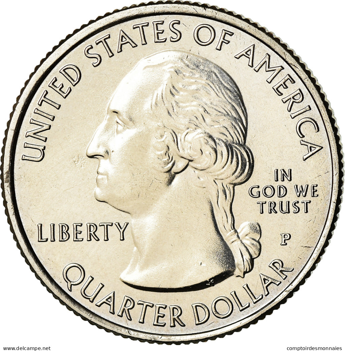Monnaie, États-Unis, West Virginia, Quarter, 2016, Philadelphie, SPL - 2010-...: National Parks