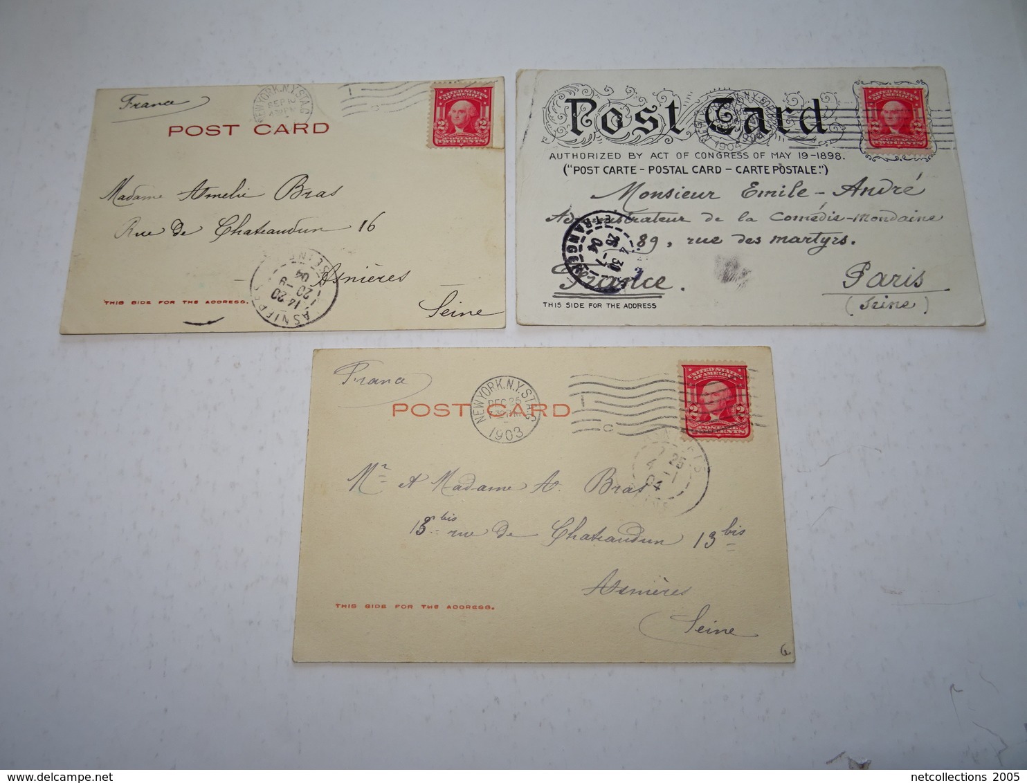 ETATS-UNIS LOT DE 9 CARTES POSTALE TOUTE DIFFERENTES SUR NEW-YORK CITY (CJ) - Verzamelingen