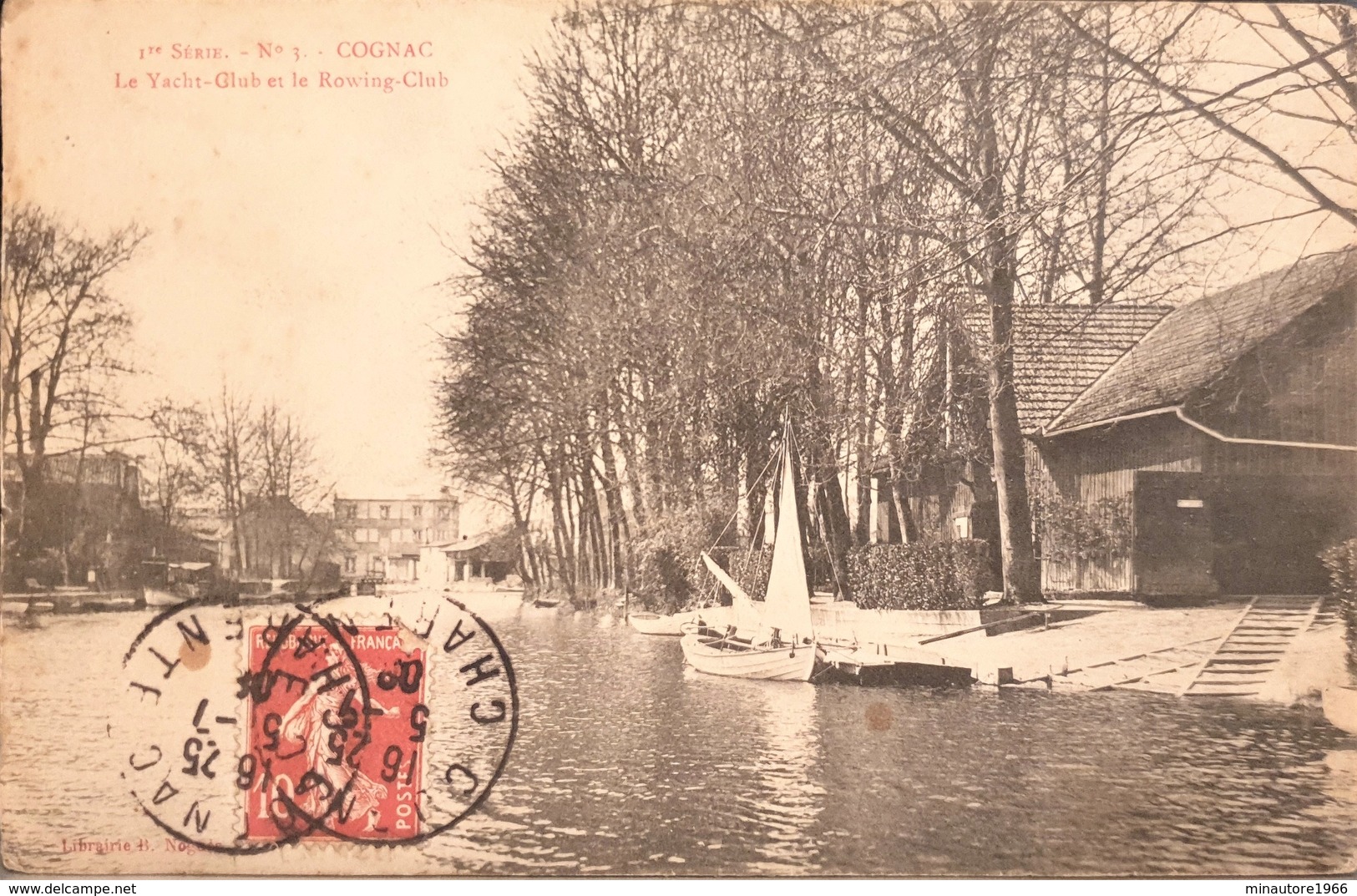 CPA FRANCE - 16 - Cognac - Le Yatch Club Et Le Rowing Club - Cognac