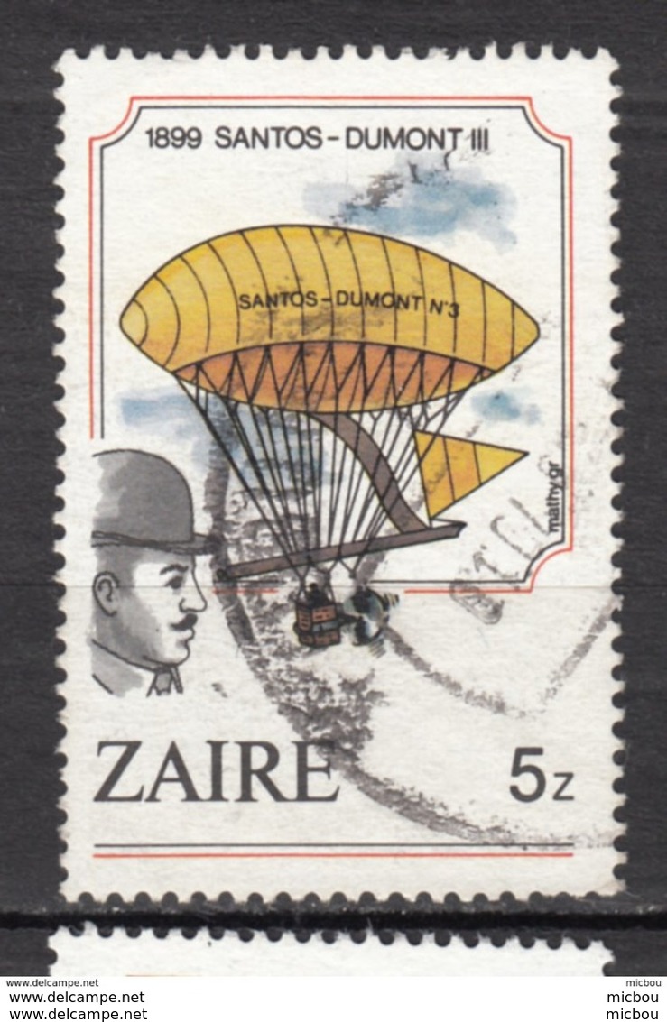 ##17, Zaire, Montgolfière, Hot Air Balloon, Aviation, Zeppelin - Oblitérés