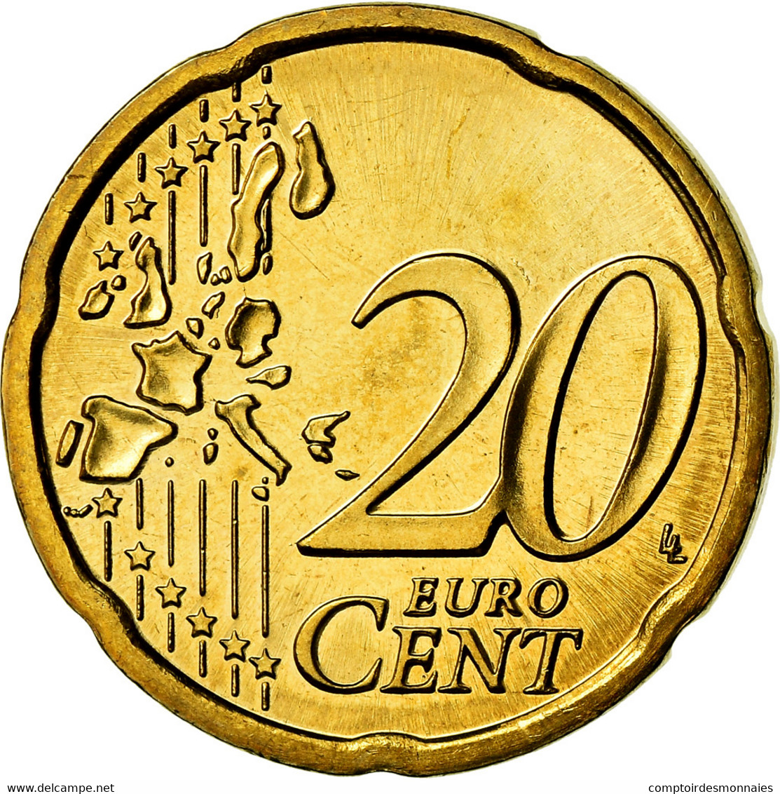 Autriche, 20 Euro Cent, 2002, SPL, Laiton, KM:3086 - Autriche