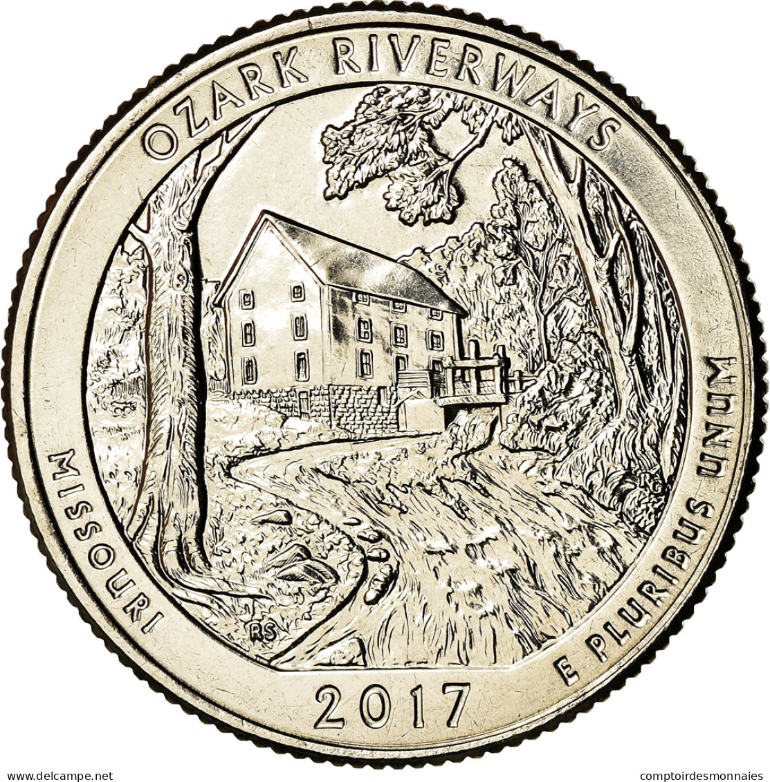 Monnaie, États-Unis, Missouri, Quarter, 2017, Denver, SPL, Copper-Nickel Clad - 2010-...: National Parks