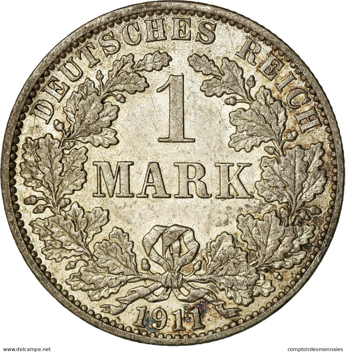 Monnaie, GERMANY - EMPIRE, Wilhelm II, Mark, 1911, Berlin, SUP, Argent, KM:14 - 1 Mark