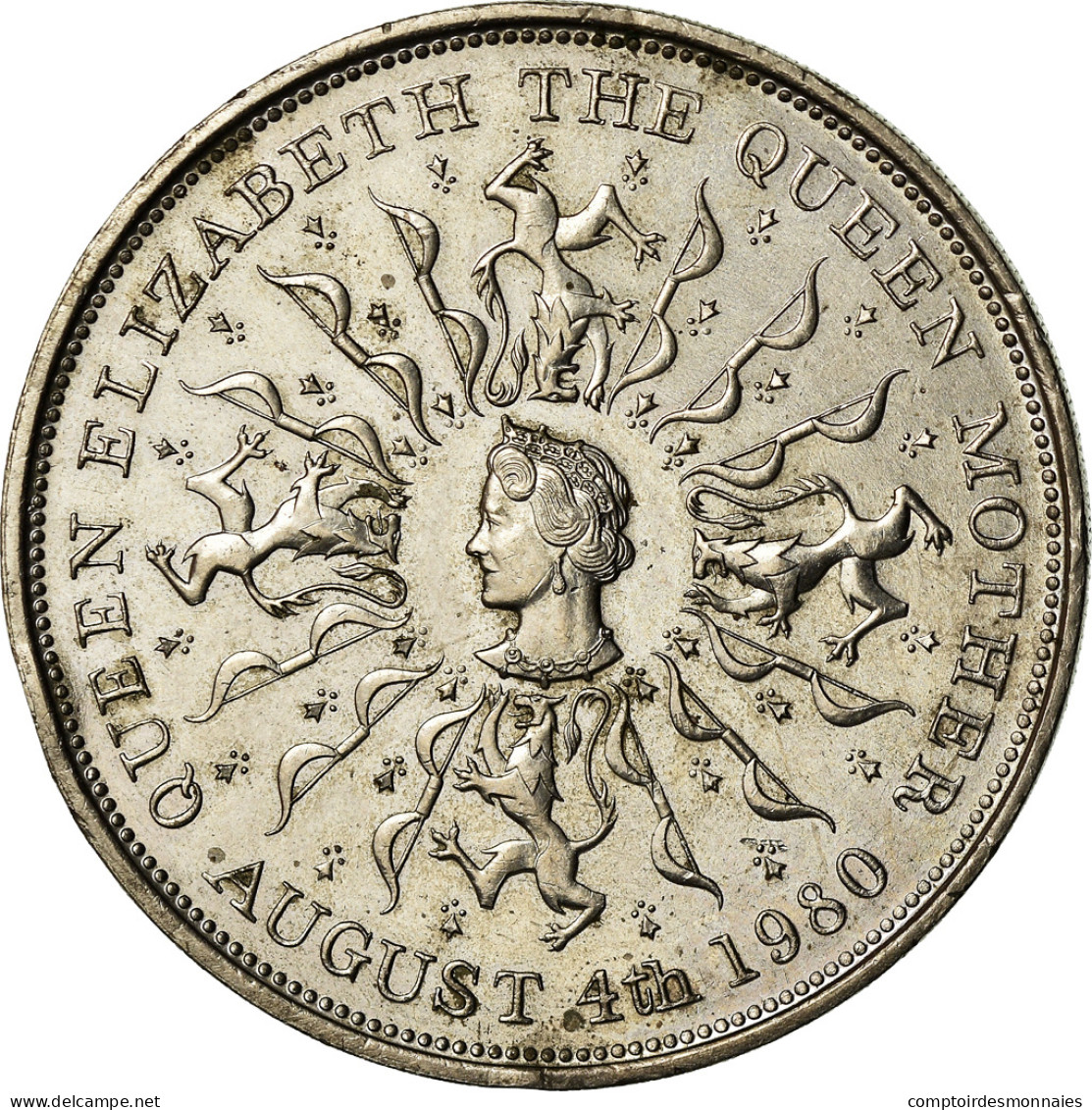Monnaie, Grande-Bretagne, Elizabeth II, 25 New Pence, 1980, TTB+, Copper-nickel - 25 New Pence