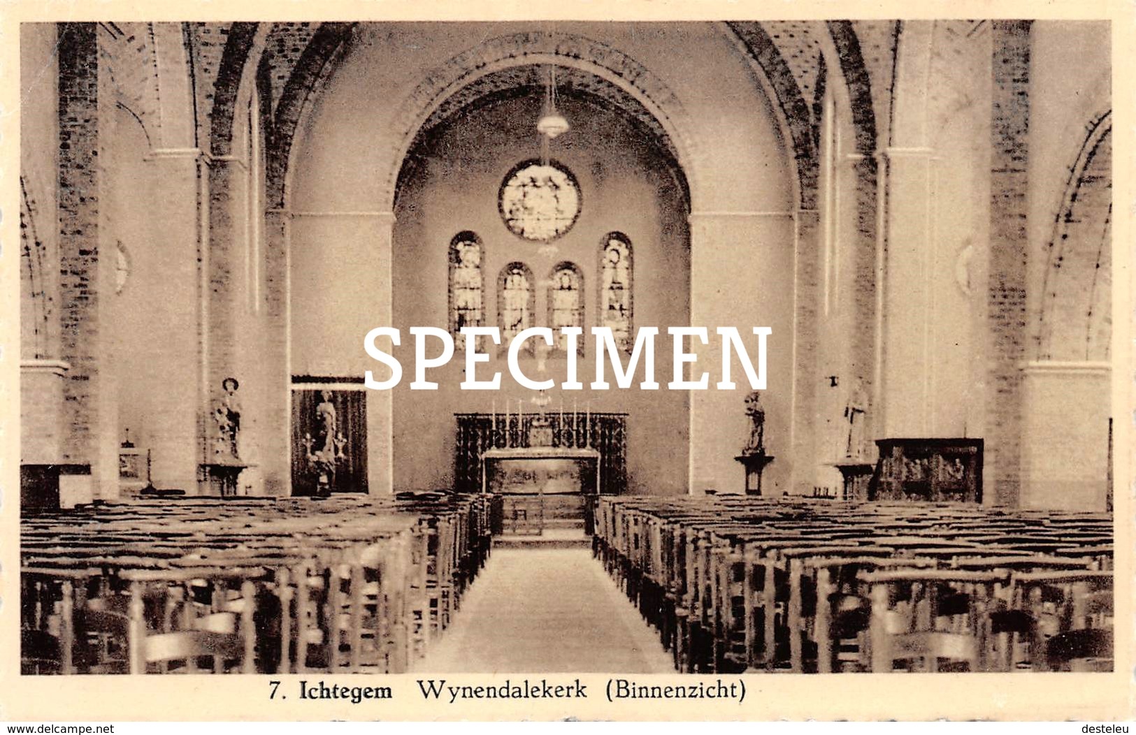 7 Wynendalekerk - Binnenzicht - Ichtegem - Ichtegem