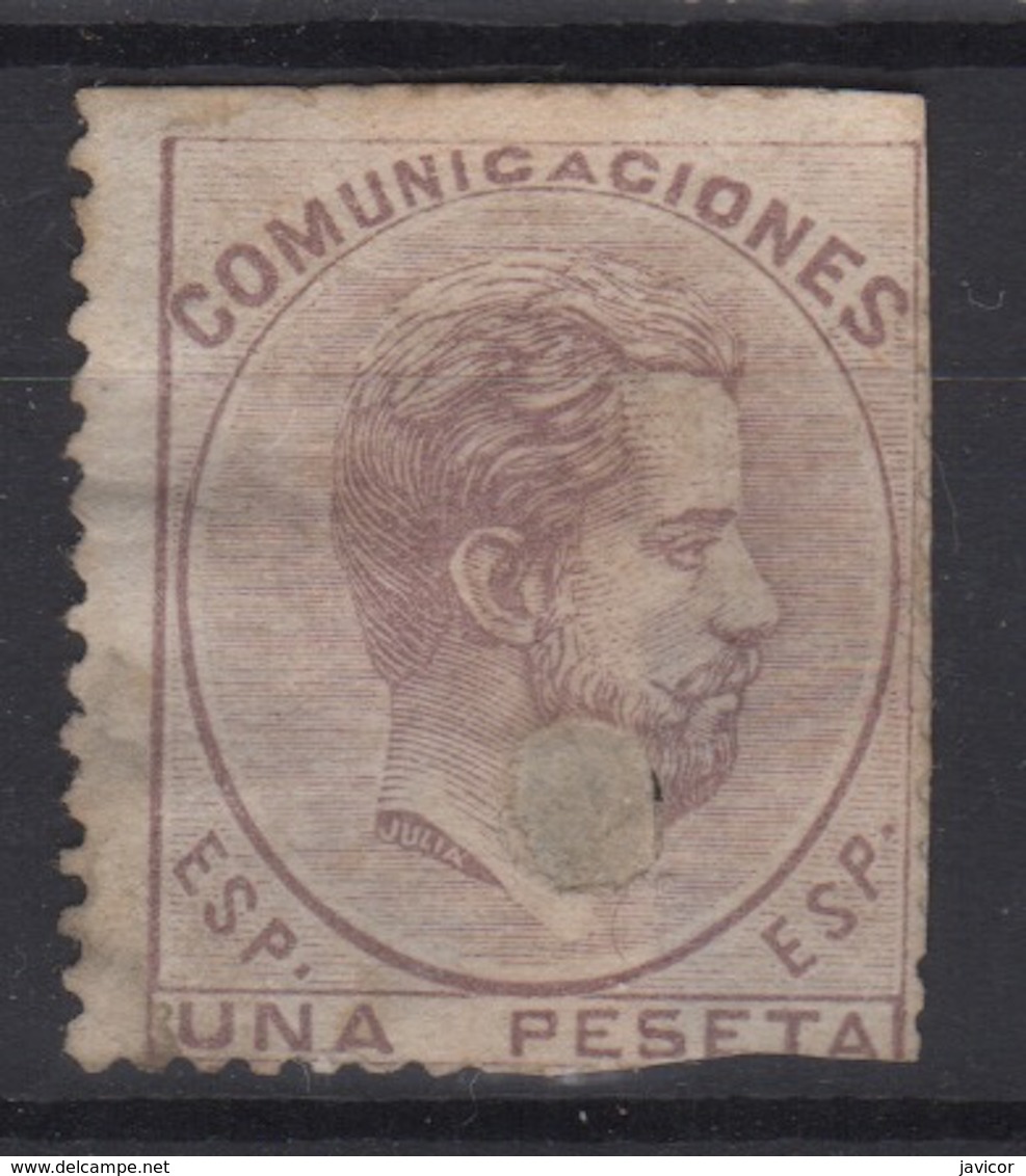 1872 REINADO AMADEO I EDIFIL 127T(º) - Usati