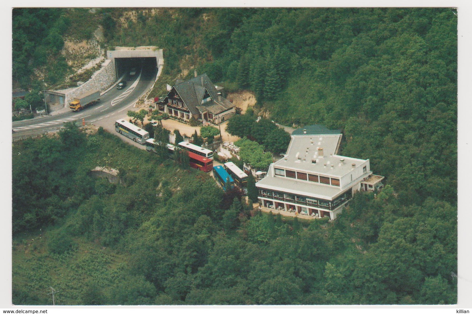 Bourdeau Route Du Tunnel Du Chat Hotel Restaurant L'etraz Vue Aérienne - Sonstige & Ohne Zuordnung