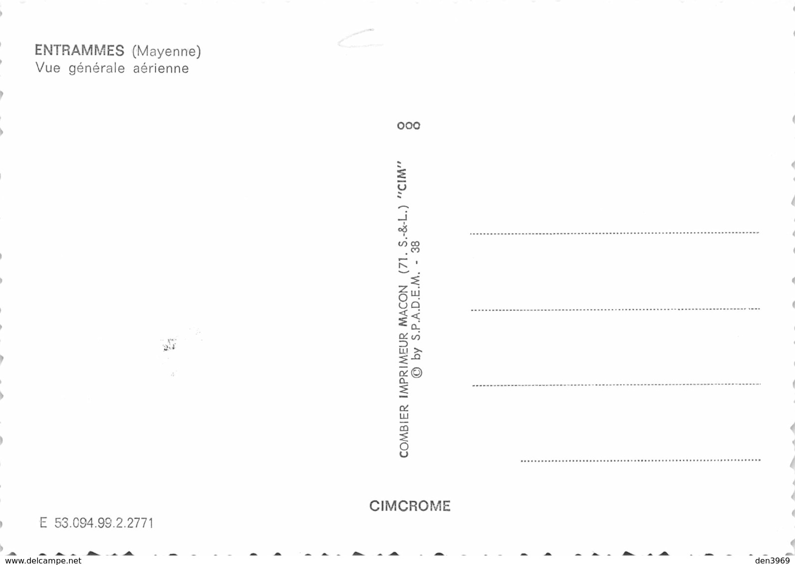 ENTRAMMES - Vue Générale Aérienne - Entrammes