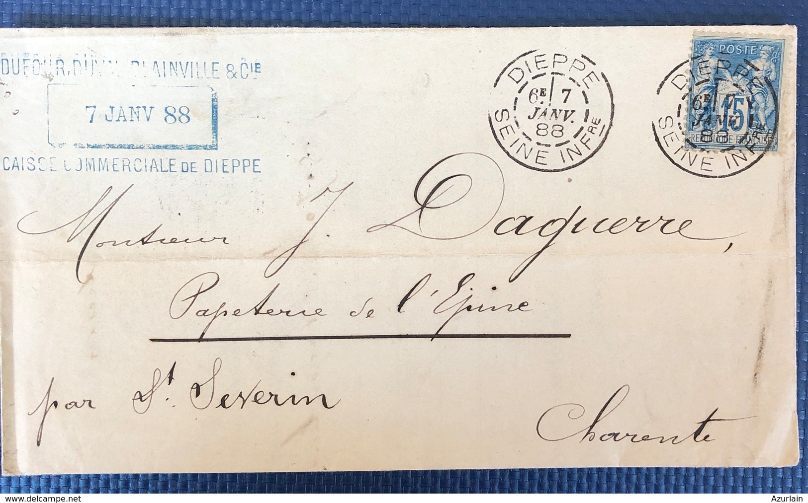 1839 1900 lot de 32 lettres DIEPPE Seine Inferieur