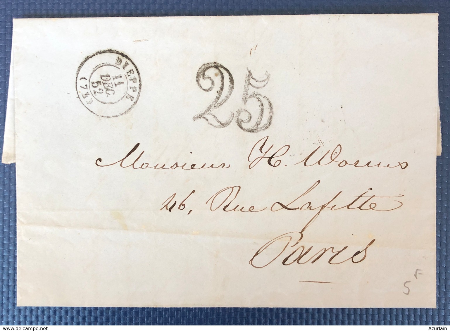 1839 1900 lot de 32 lettres DIEPPE Seine Inferieur