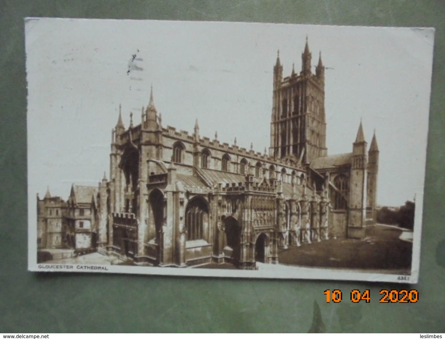 Gloucester Cathedral. Photochrom 4341 PM 1954 - Gloucester